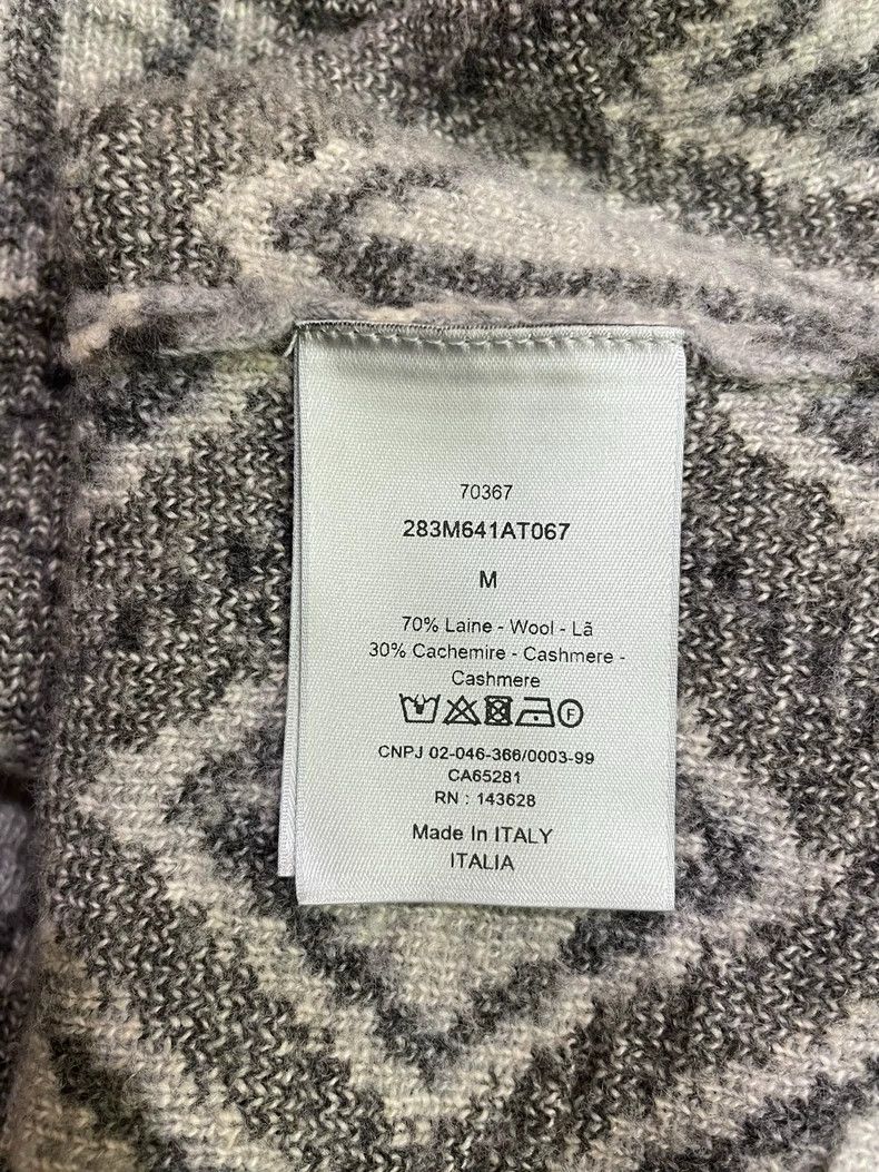 Dior Dior CD Print V-Neck Knit Sweater M - dmc Size US M / EU 48-50 / 2 - 7 Thumbnail