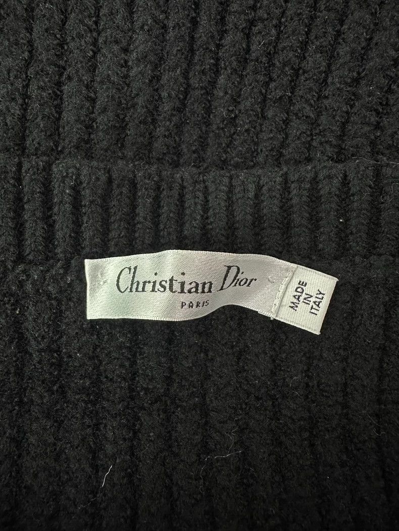 Dior Dior Black Lace Wool Crop Sweater - dmc Size US XS / EU 42 / 0 - 6 Thumbnail
