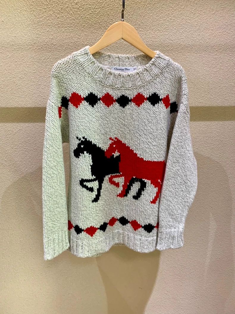 Dior Dior Rodeo Logo Cashmere Sweater - dmc Size US XS / EU 42 / 0 - 2 Thumbnail