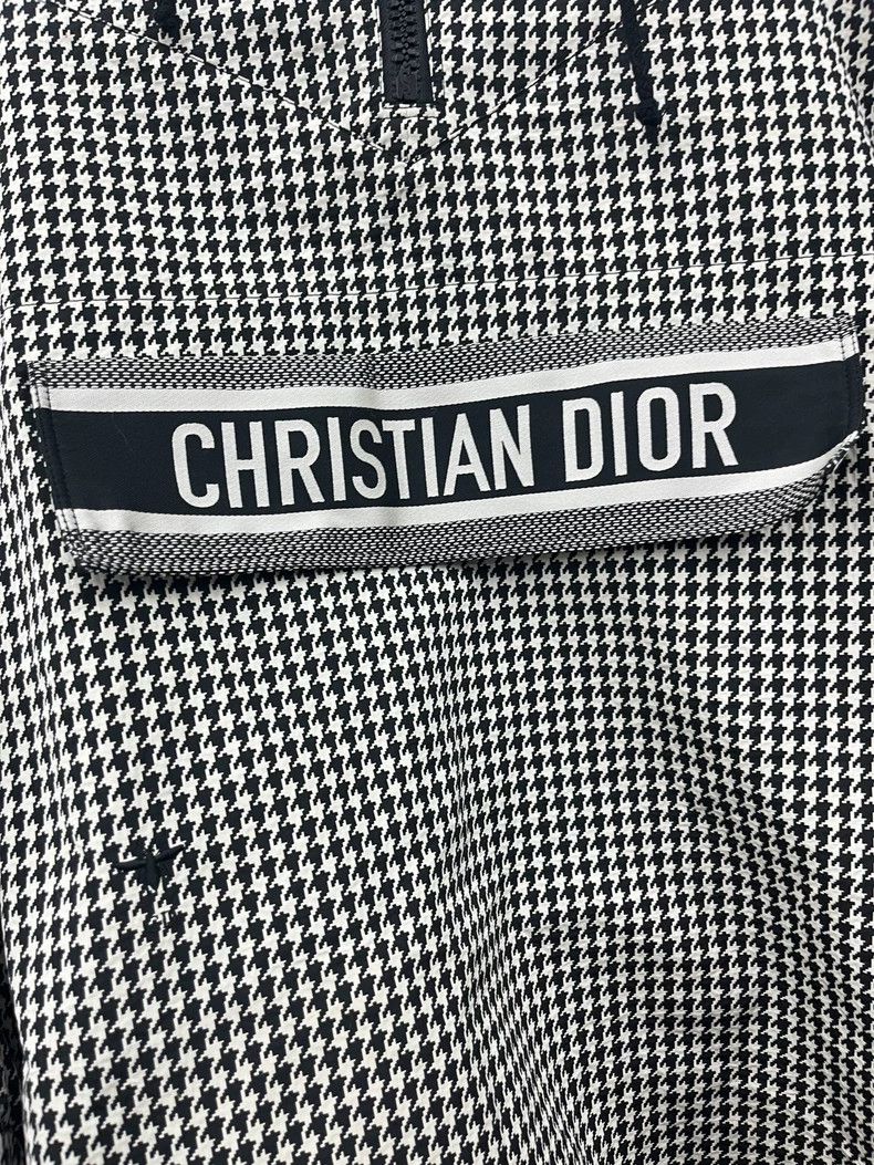 Dior Dior Houndstooth Windbreaker Coat - dmc Size US XS / EU 42 / 0 - 2 Thumbnail