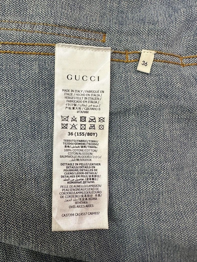 Gucci Gucci Denim Vest with Double G Buckle - dmc Size US S / EU 44-46 / 1 - 8 Thumbnail