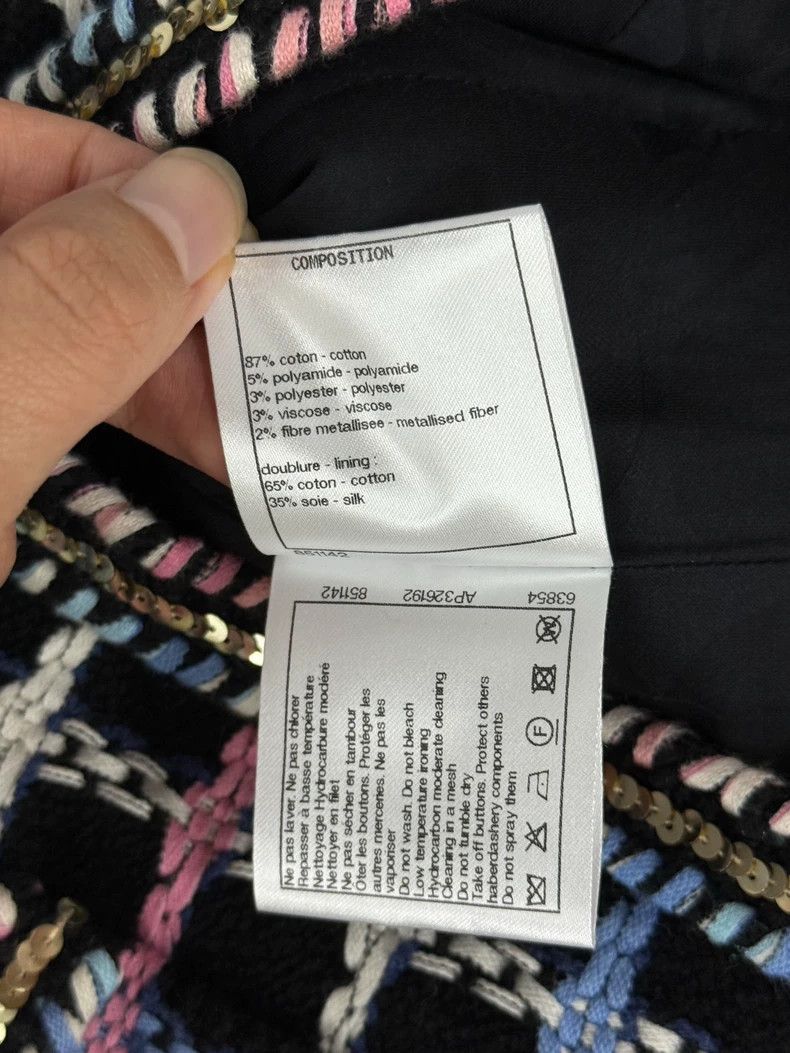 Chanel Chanel Tweed Check Four-Pocket Jacket - dmc Size US M / EU 48-50 / 2 - 6 Thumbnail