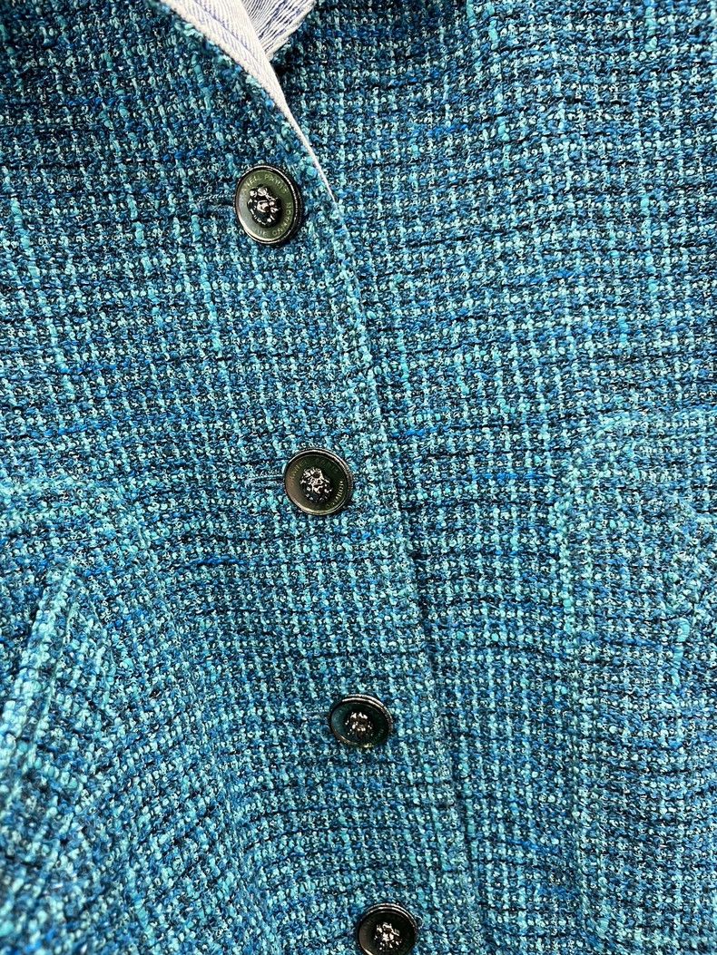 Chanel Chanel Blue Denim Woven Jacket - dmc Size US M / EU 48-50 / 2 - 2 Thumbnail
