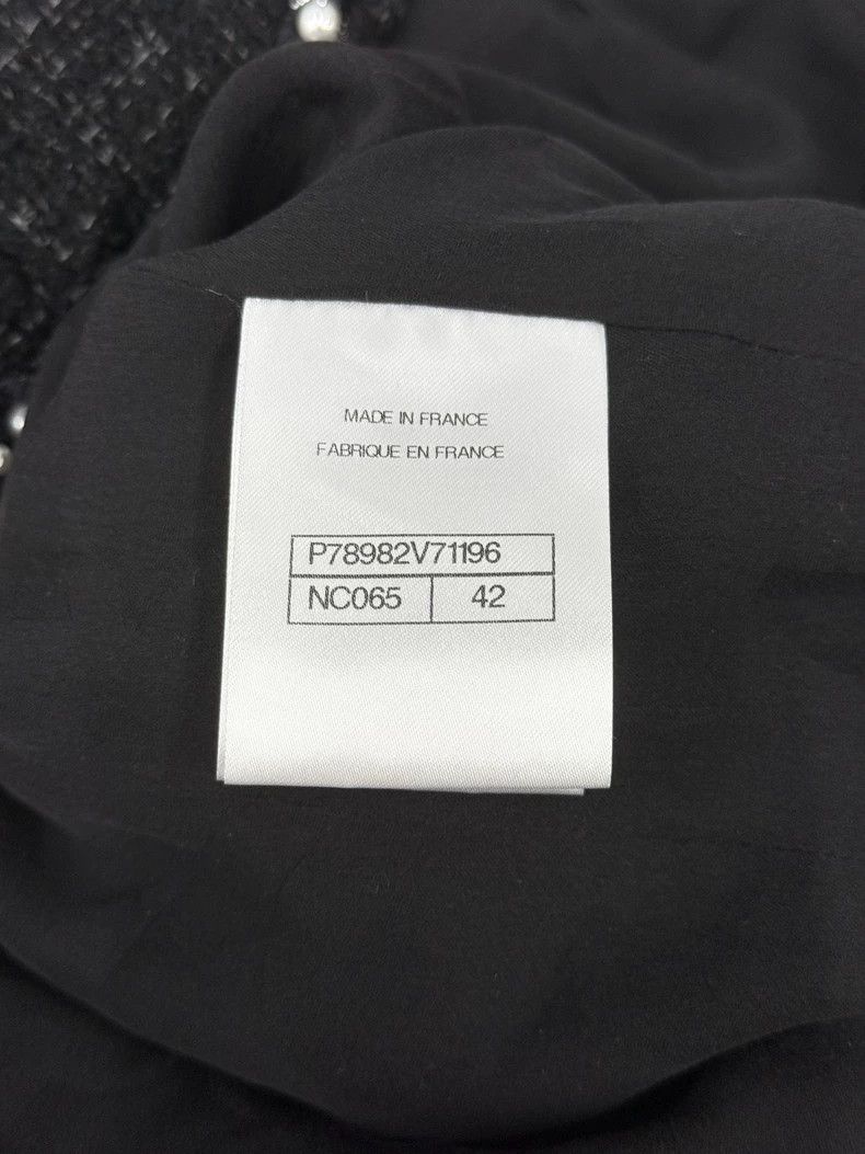 Chanel Chanel 25P Black Pearl Jacket - dmc Size US M / EU 48-50 / 2 - 5 Thumbnail