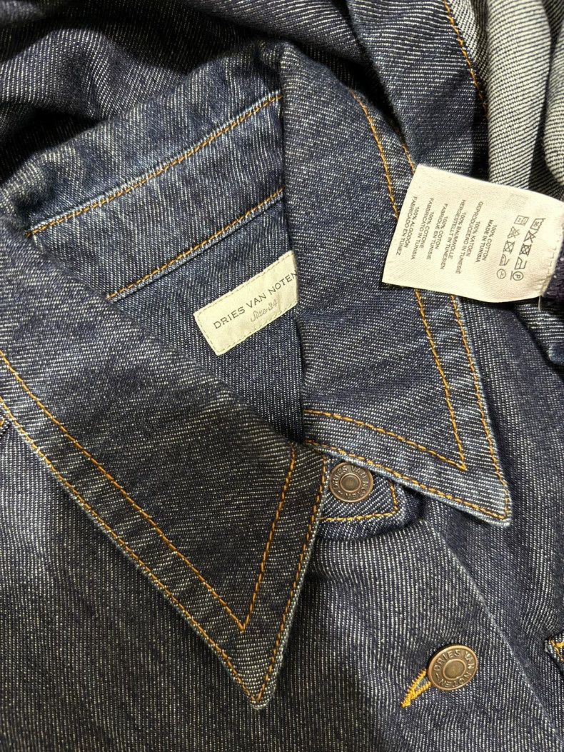 Dries Van Noten Dries Van Noten Denim Dress Coat - dmc Size US S / EU 44-46 / 1 - 9 Thumbnail