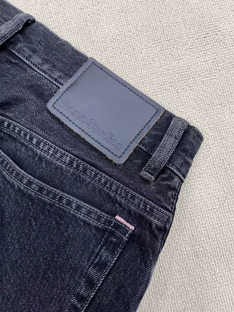Acne Studios Acne Studios High-Waist Wide-Leg Jeans - dmc Size US 30 / EU 46 - 3 Thumbnail