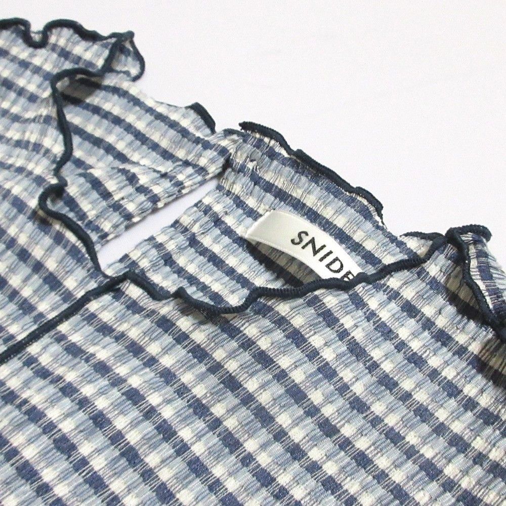 Other Other Snidel Gingham Mellow Dress Others Dresses SWCO242053 DUTY FREE for USA Size ONE SIZE - 5 Thumbnail