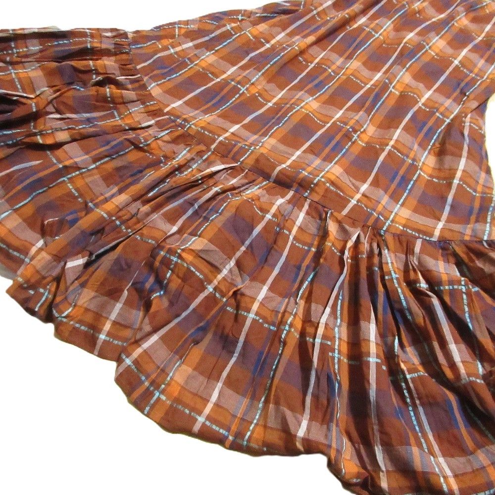 Other Other Uhr Check Dress Cotton Dresses 22SSUhr-OP266EX DUTY FREE for USA Size ONE SIZE - 6 Thumbnail