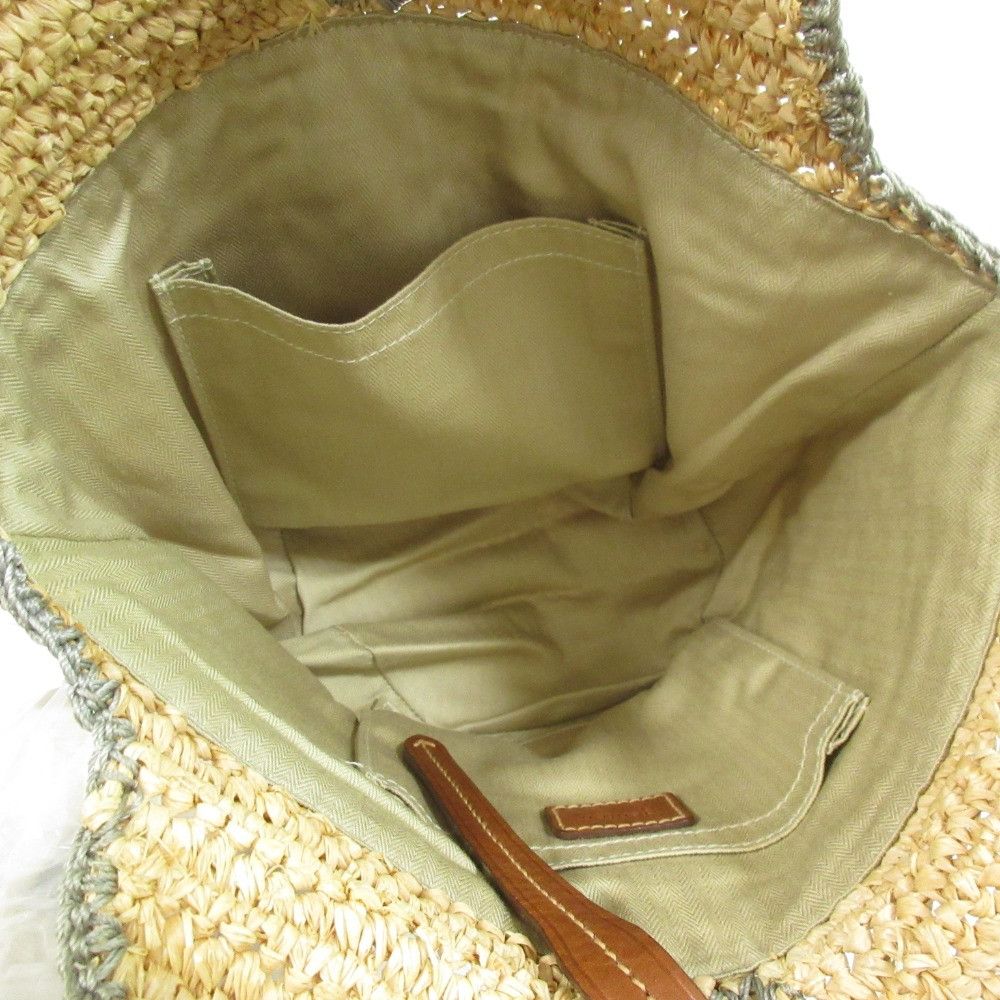 Other Other genten Crochet raffia Handbag Natural Material Tote Bag DUTY FREE for USA Size ONE SIZE - 7 Thumbnail