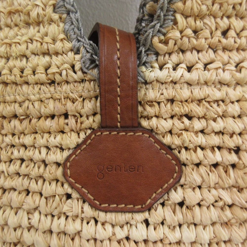 Other Other genten Crochet raffia Handbag Natural Material Tote Bag DUTY FREE for USA Size ONE SIZE - 9 Thumbnail