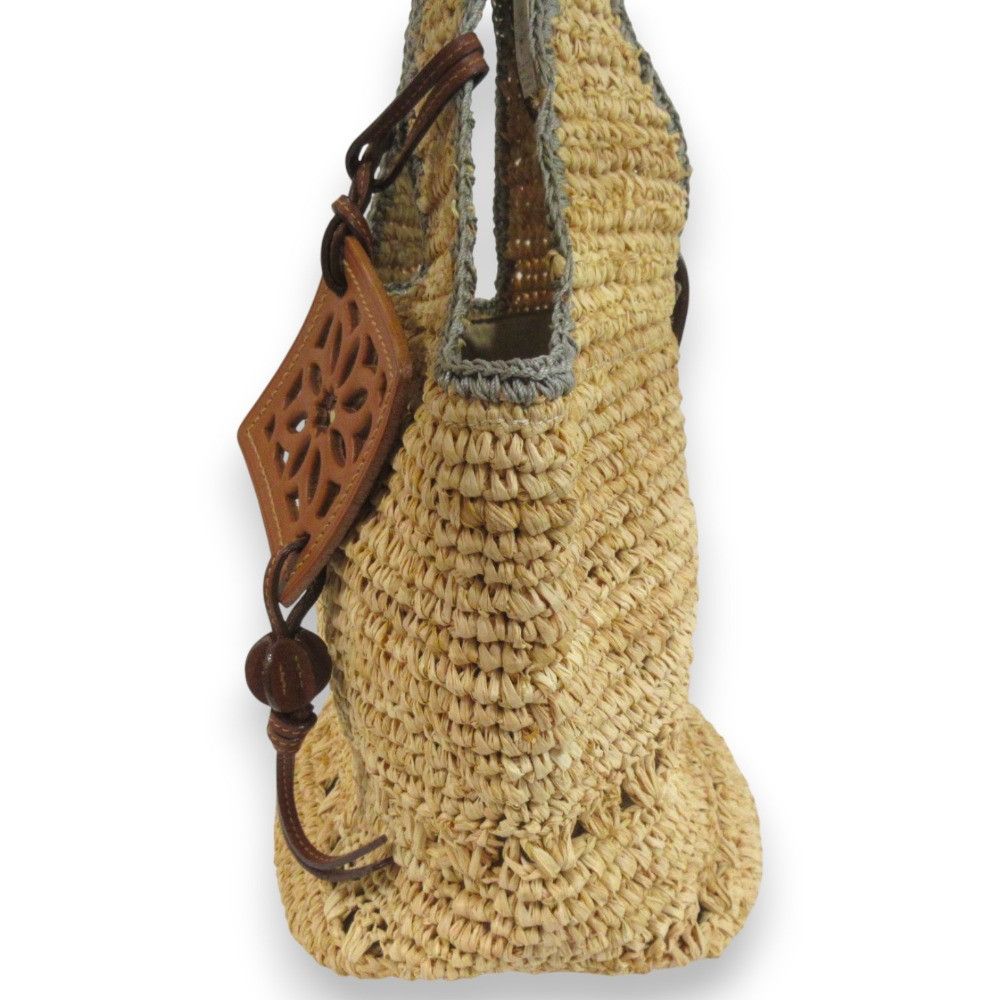 Other Other genten Crochet raffia Handbag Natural Material Tote Bag DUTY FREE for USA Size ONE SIZE - 5 Thumbnail