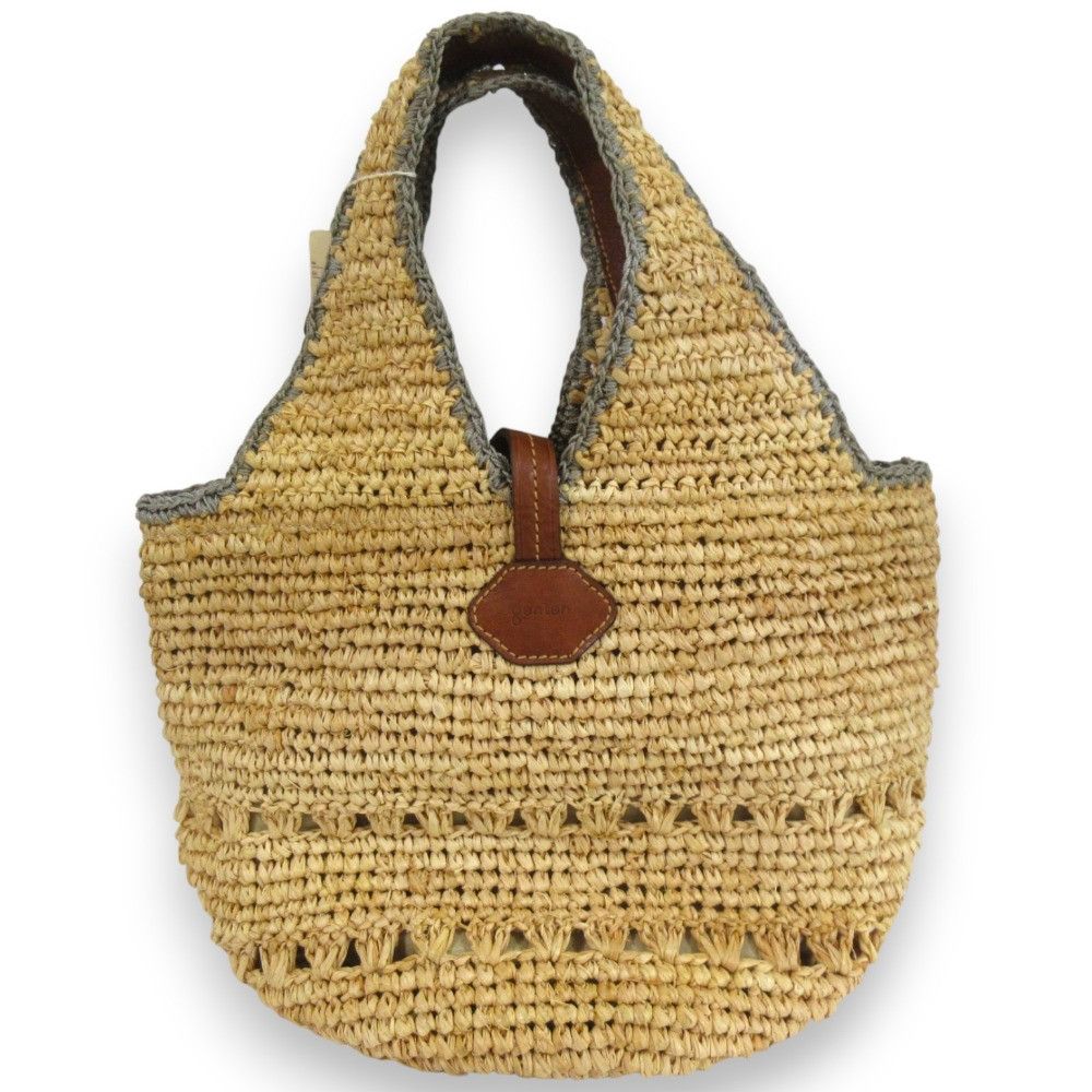Other Other genten Crochet raffia Handbag Natural Material Tote Bag DUTY FREE for USA Size ONE SIZE - 2 Thumbnail