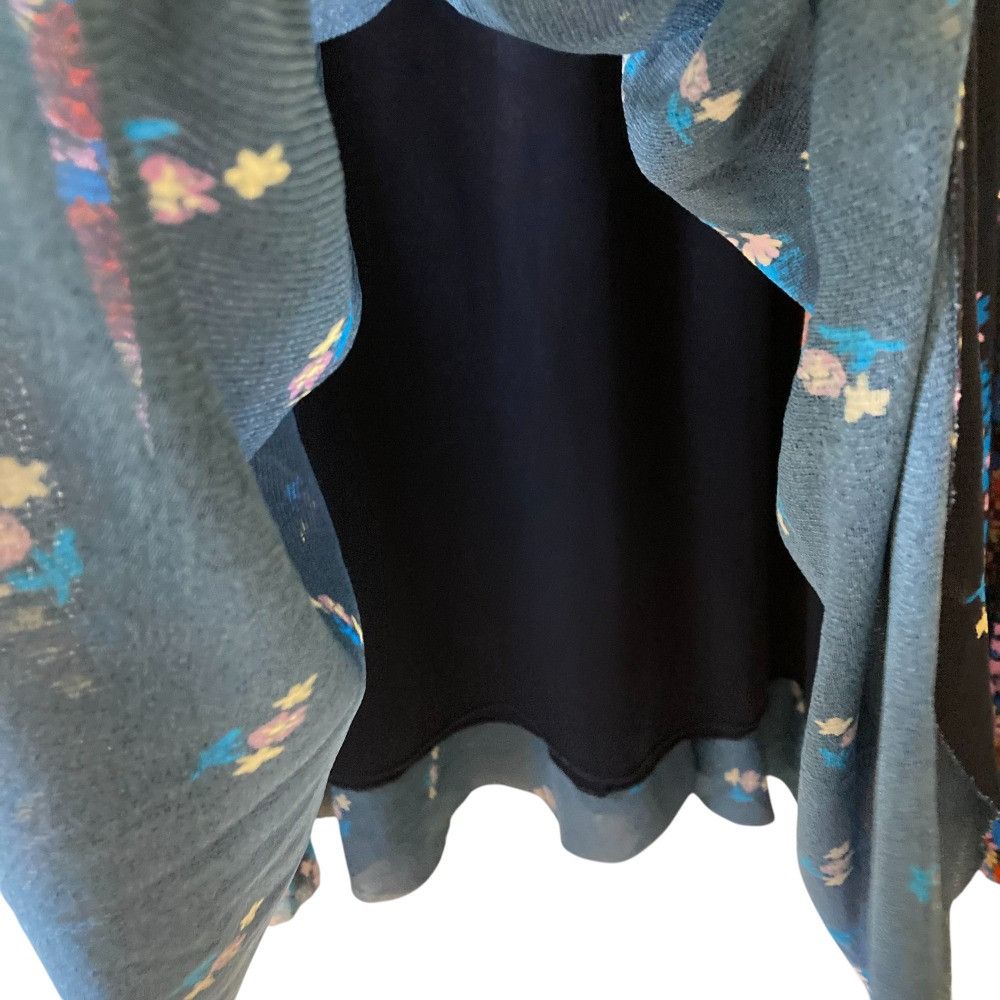 Other Other Vivienne Tam Flower Print Power Net Flare Skirt Others Skirts DUTY FREE for USA Size ONE SIZE - 4 Thumbnail