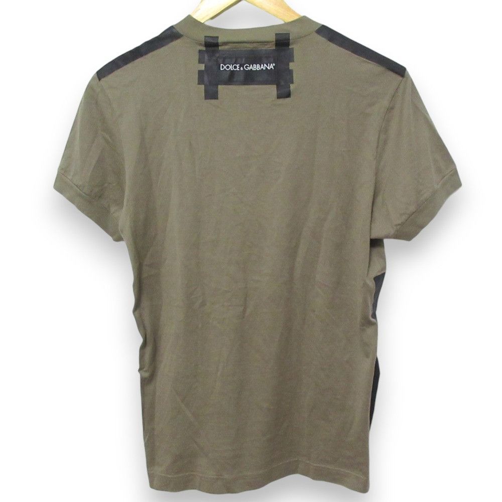 Dolce & Gabbana Dolce & Gabbana Dolce&Gabbana V-Neck T-Shirt Cotton T-Shirts DUTY FREE for USA Size ONE SIZE - 2 Thumbnail