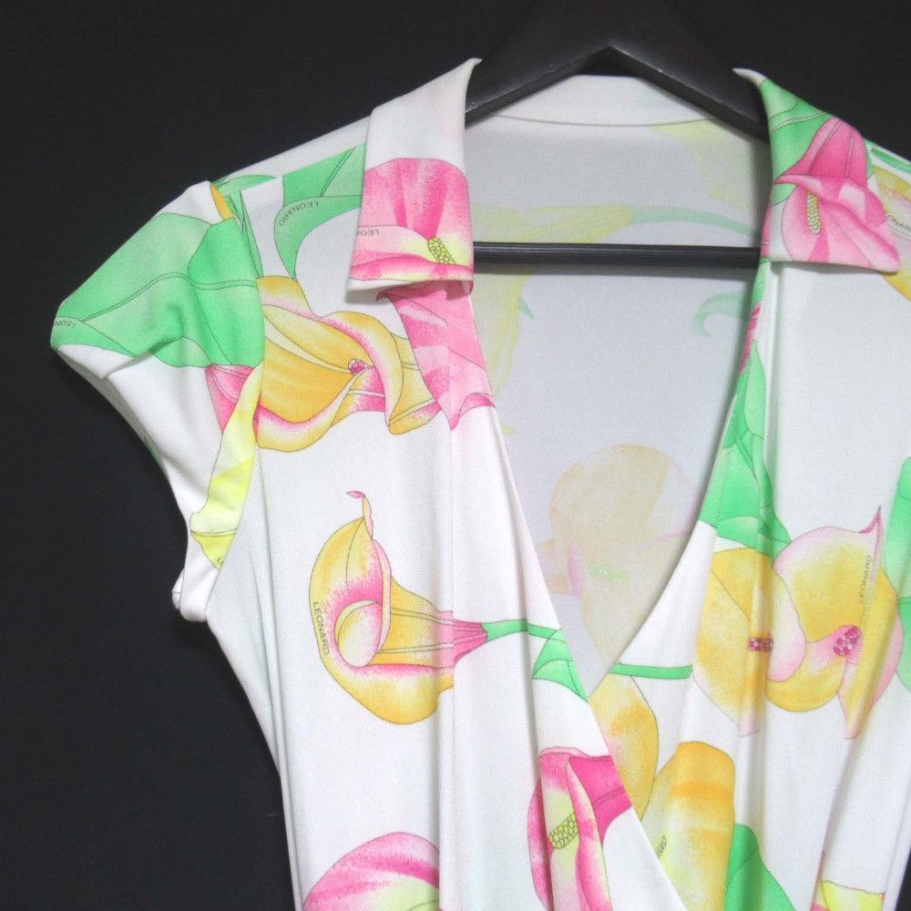 Other Other LEONARD FASHION Flower Pattern Dress Others Dresses DUTY FREE for USA Size ONE SIZE - 3 Thumbnail
