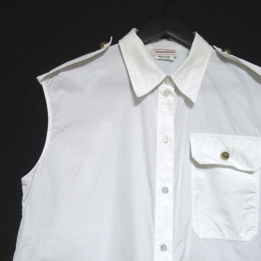 Alexander McQueen Alexander McQueen Alexander McQueen Sleeveless Blouse Others Tops DUTY FREE for USA Size ONE SIZE - 3 Thumbnail