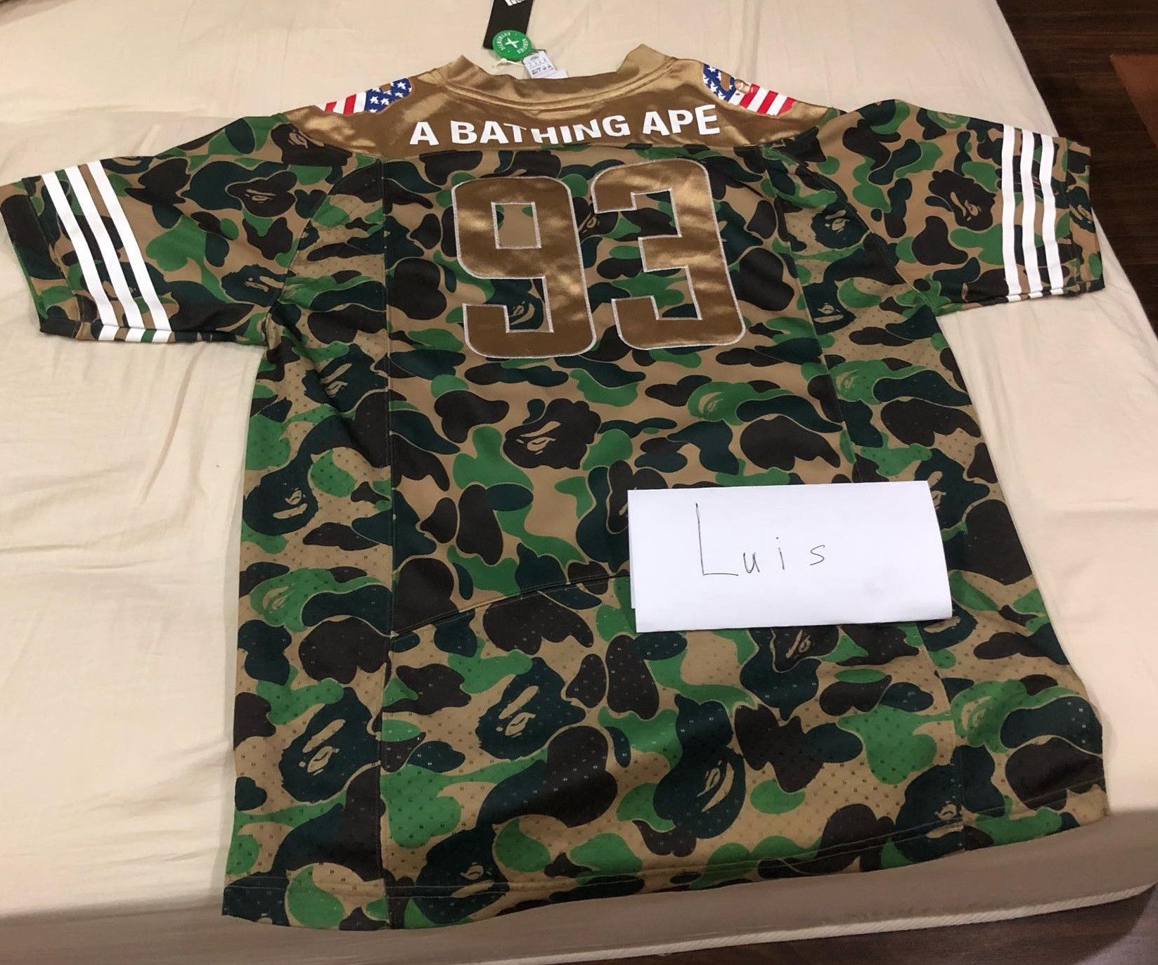 BAPE x adidas SB Jersey 'Green' DW9285 - KICKS CREW