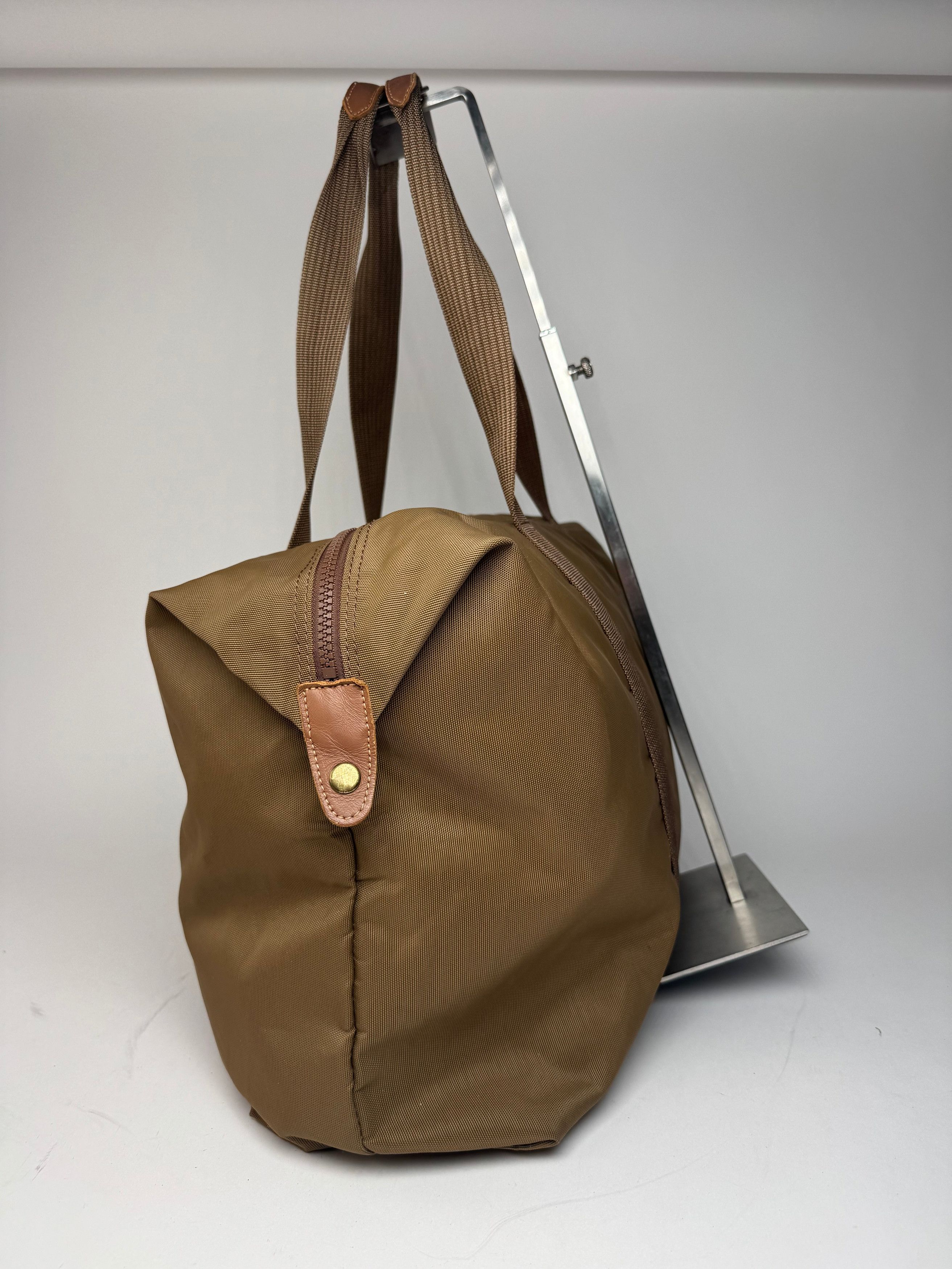 Courreges Vintage Paris Polyester Travel Bag Khaki Brown Size ONE SIZE - 7 Thumbnail