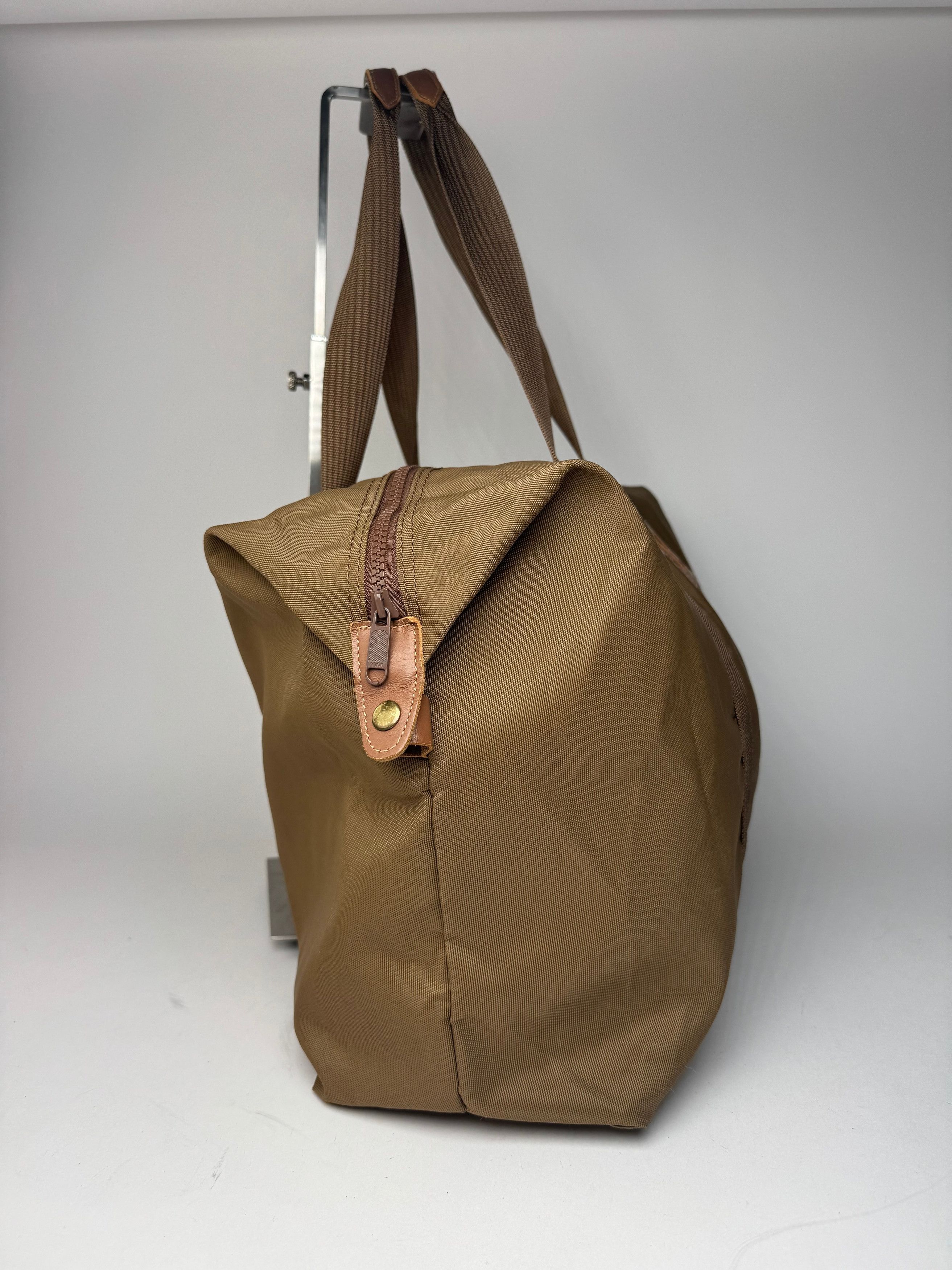 Courreges Vintage Paris Polyester Travel Bag Khaki Brown Size ONE SIZE - 6 Thumbnail