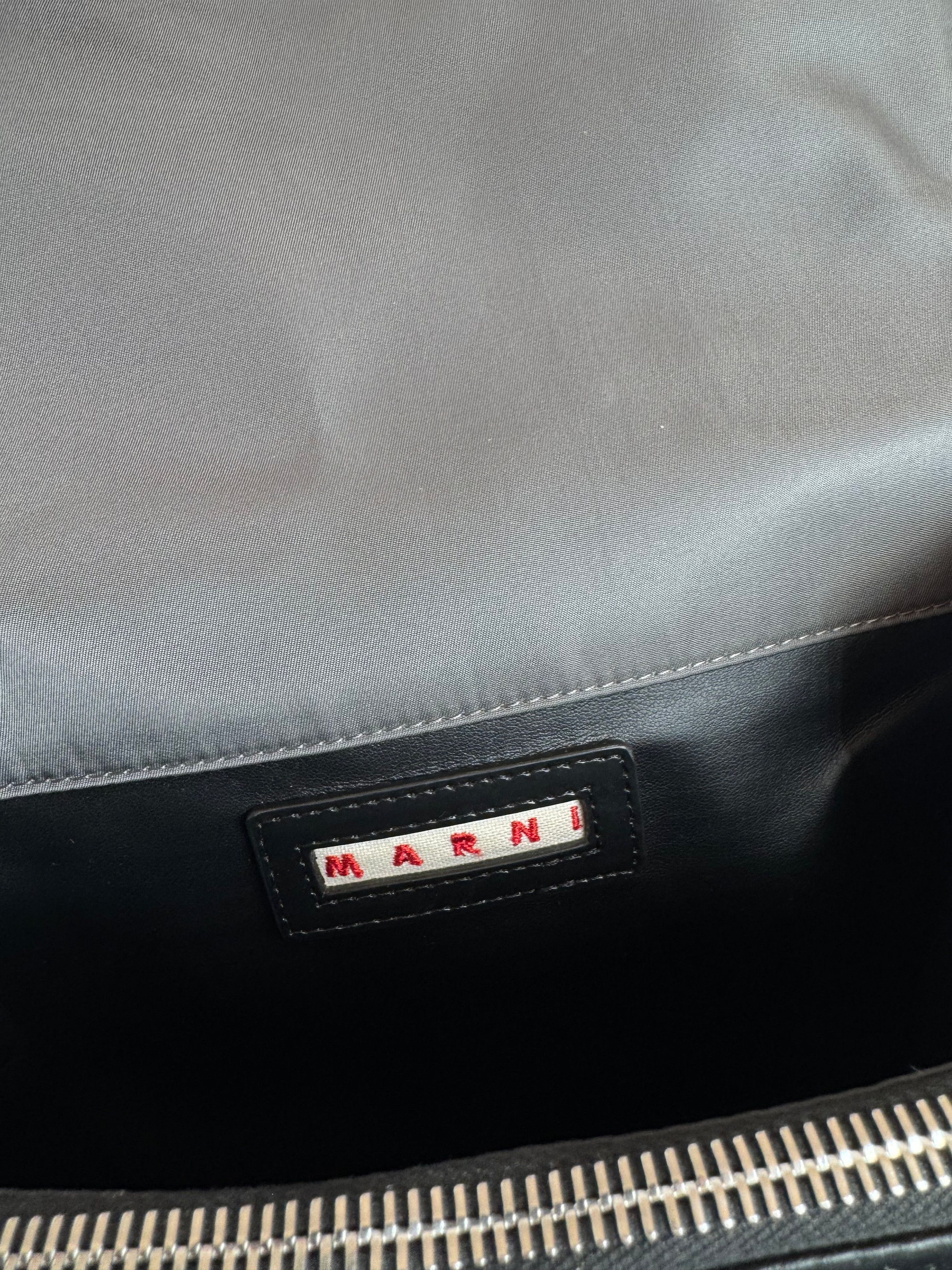 Marni Vintage 2way Trunk Bag Grey Black Size ONE SIZE - 5 Thumbnail