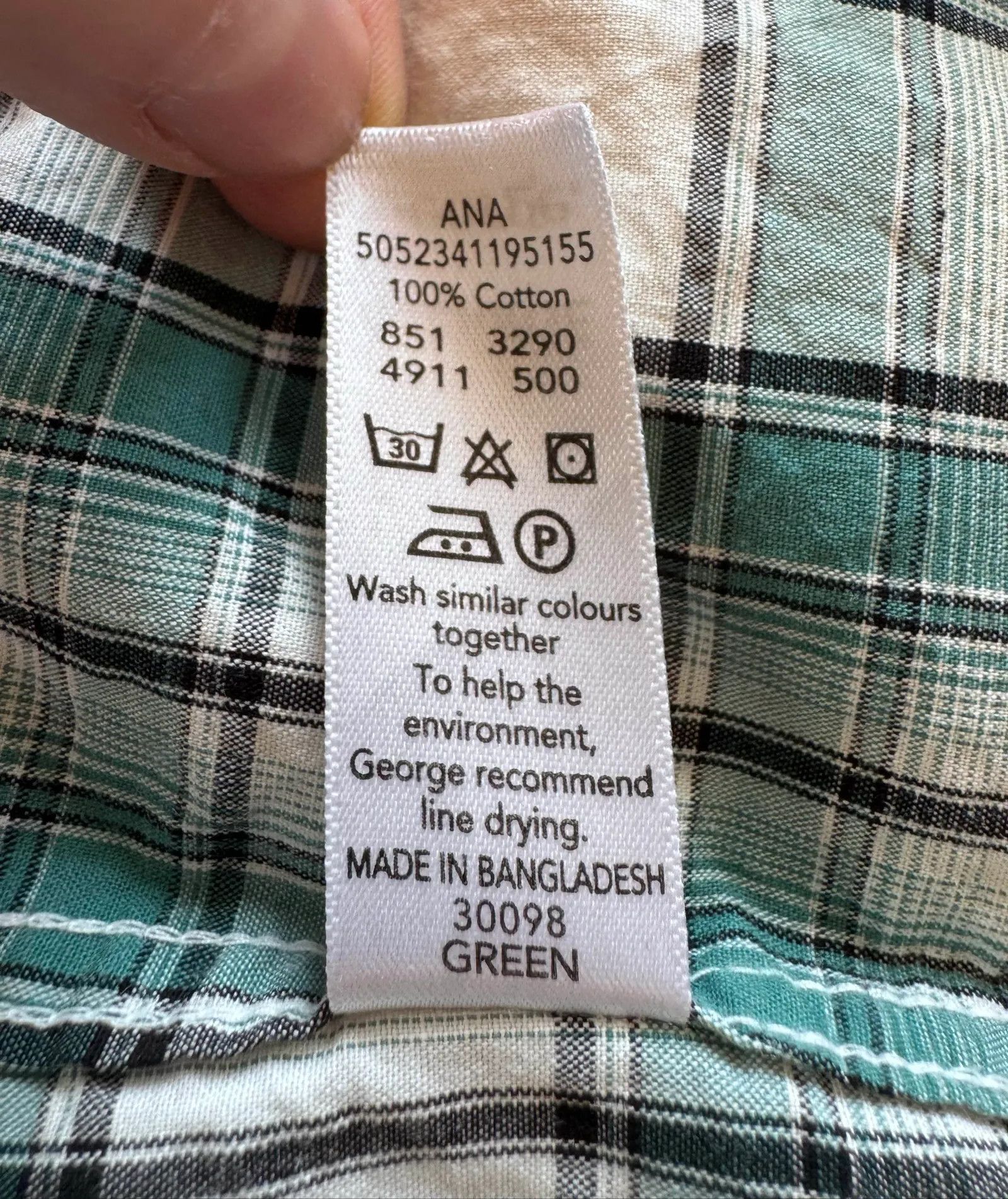 George George. Sjörta kortarmad Shirt Size US XL / EU 56 / 4 - 3 Thumbnail