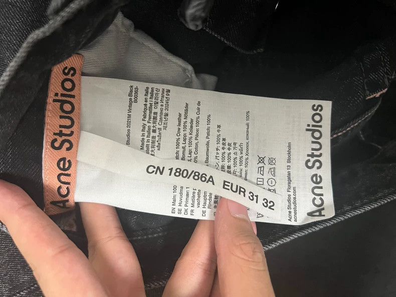 Acne Studios Acne Studios 2021M Vintage Black Denim - dmc Size US 31 - 5 Thumbnail