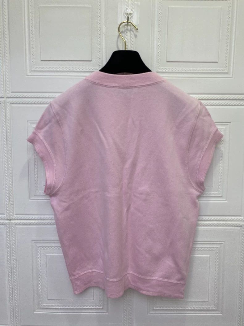 Chanel Chanel Pink Knit Top FR34 - dmc Size US M / EU 48-50 / 2 - 4 Thumbnail