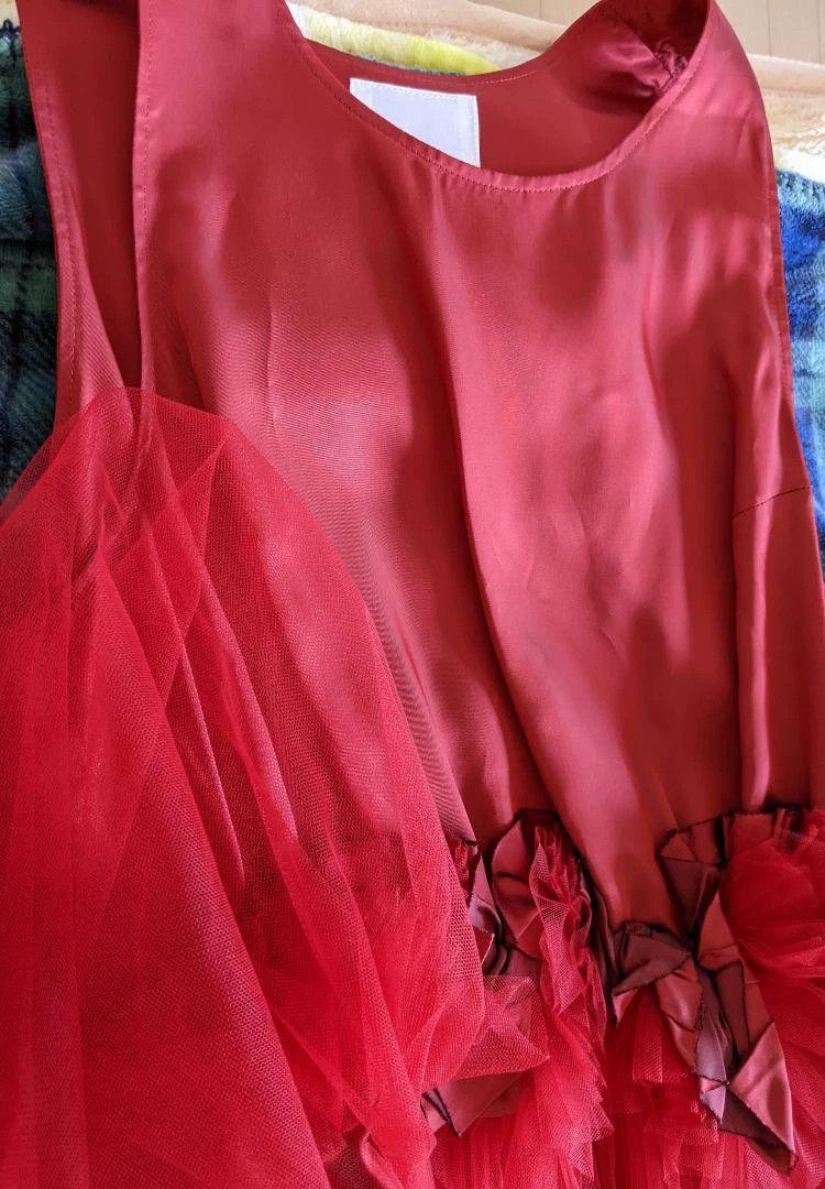 Comme des Garcons COMME des GARCONS Red Vintage Lace Dress - dmc Size US S / EU 44-46 / 1 - 6 Thumbnail