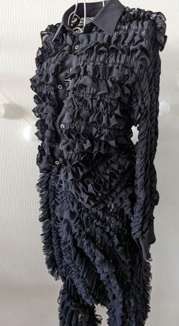 Comme des Garcons COMME des GARCONS Black Vintage Ruffled Top - dmc Size US M / EU 48-50 / 2 - 5 Thumbnail