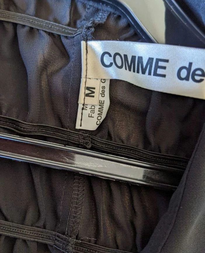 Comme des Garcons COMME des GARCONS Black Vintage Ruffled Top - dmc Size US M / EU 48-50 / 2 - 3 Thumbnail