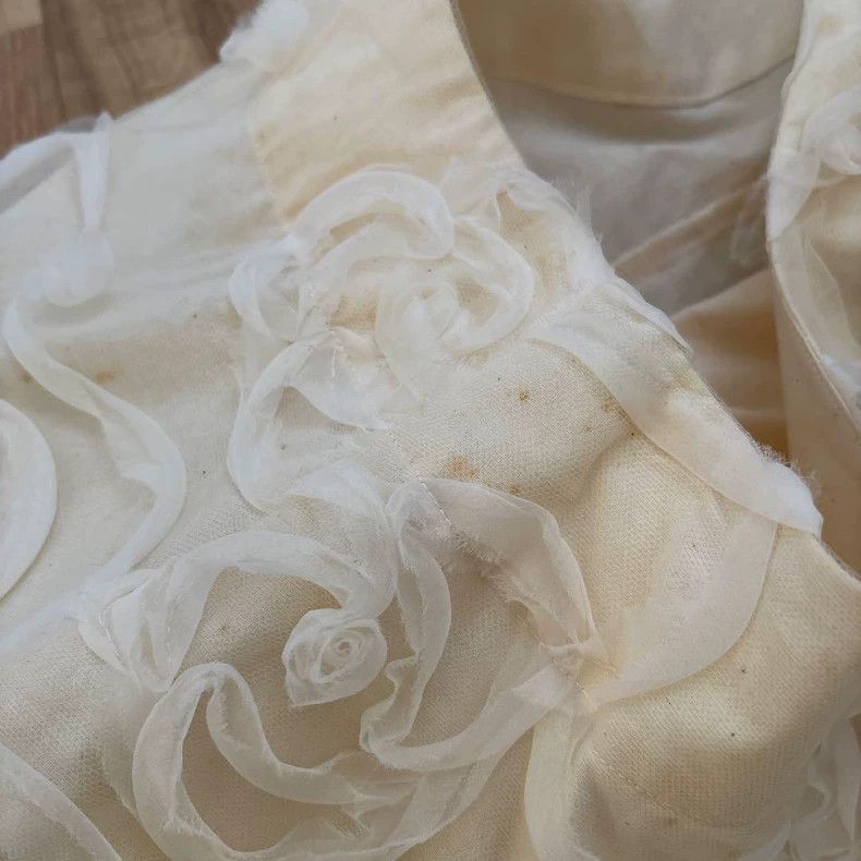Comme des Garcons COMME des GARCONS Beige Vintage Lace Skirt - dmc Size US 34 / EU 50 - 8 Thumbnail