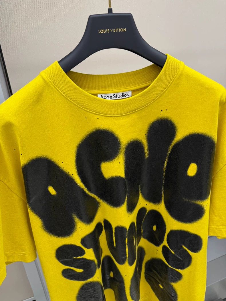 Acne Studios Acne Studios 1996 Graffiti Logo Tee - dmc Size US M / EU 48-50 / 2 - 2 Thumbnail