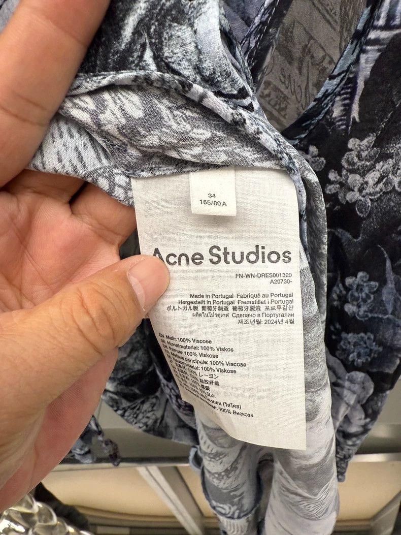 Acne Studios Acne Studios 25SS Printed Dress - dmc Size US S / EU 44-46 / 1 - 4 Thumbnail