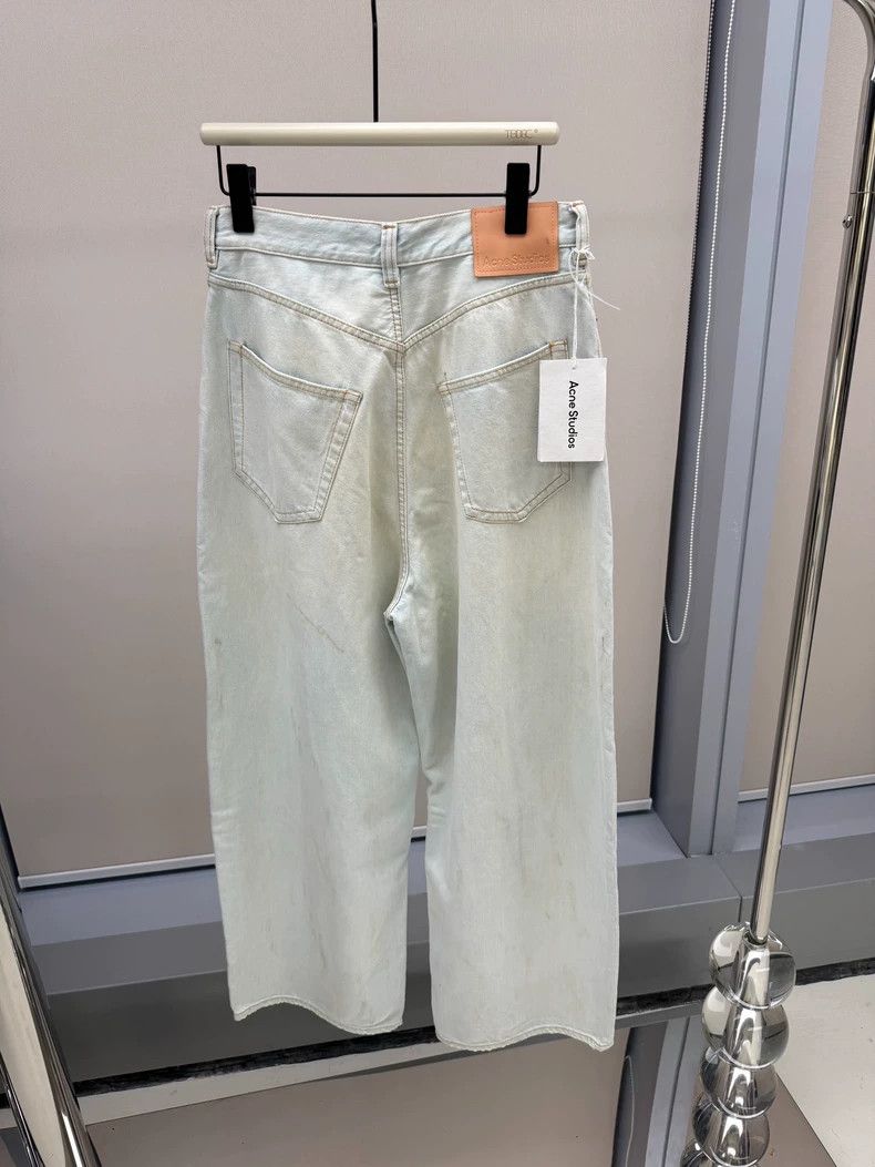Acne Studios Acne Studios Distressed Wide-Leg Jeans - dmc Size US 31 - 2 Thumbnail