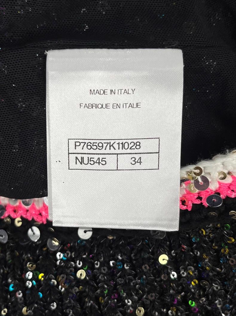 Chanel Chanel 24C Black Sequin Cardigan - dmc Size US M / EU 48-50 / 2 - 5 Thumbnail