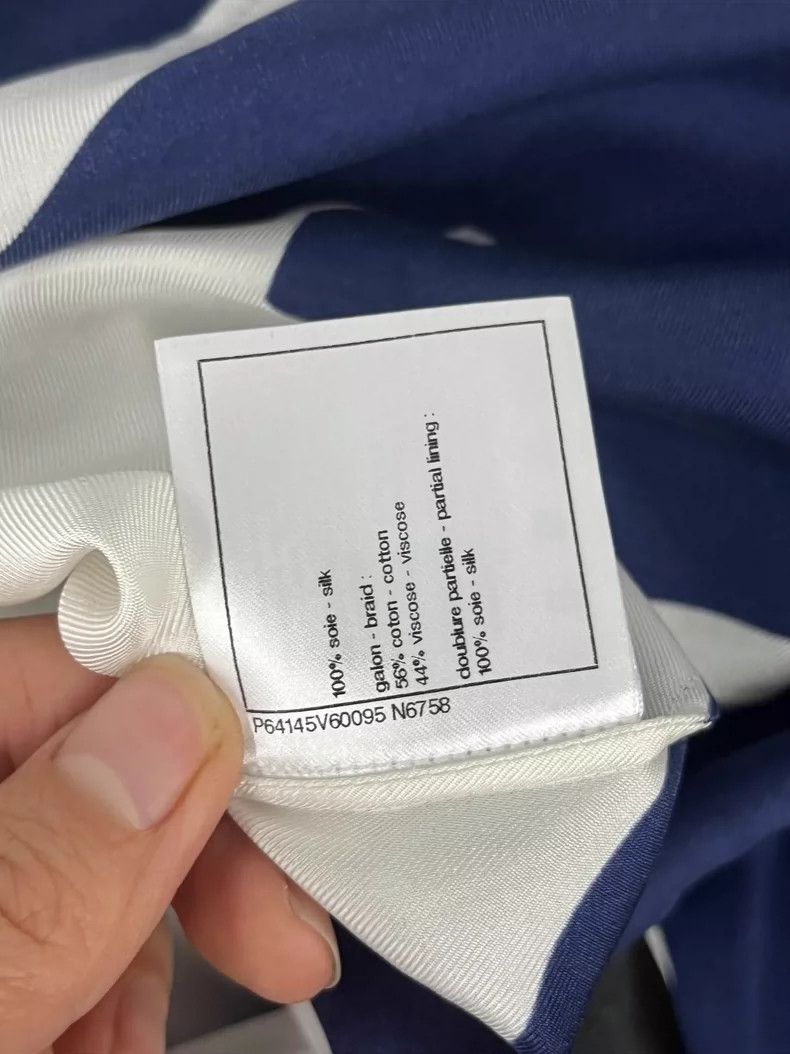 Chanel Chanel Silk Letter Design Jacket - dmc Size US M / EU 48-50 / 2 - 7 Thumbnail