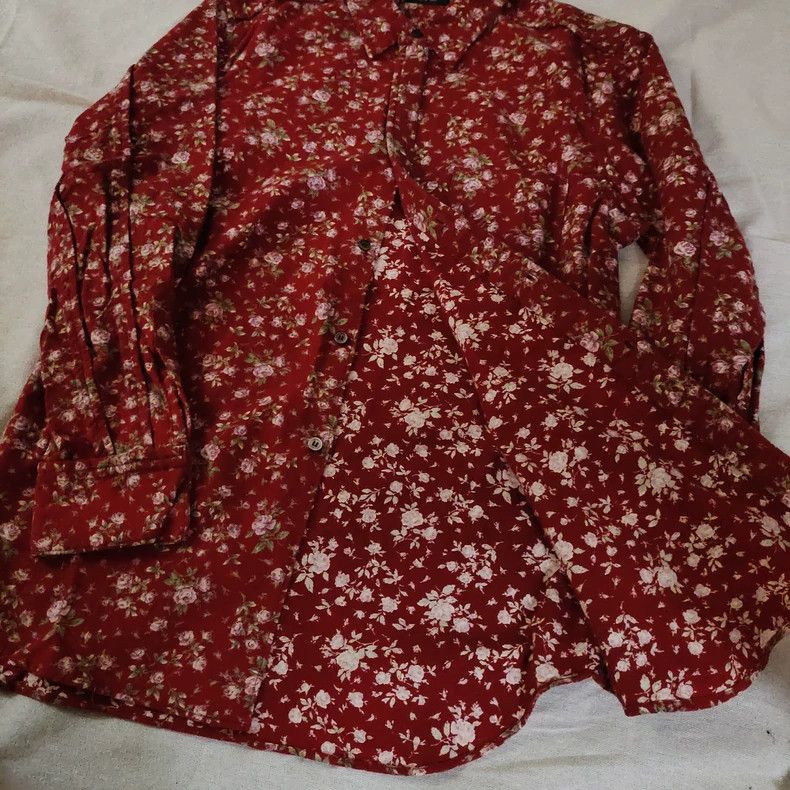 Comme des Garcons Comme des Garcons 98AW Flower Shirt - dmc Size US L / EU 52-54 / 3 - 3 Thumbnail