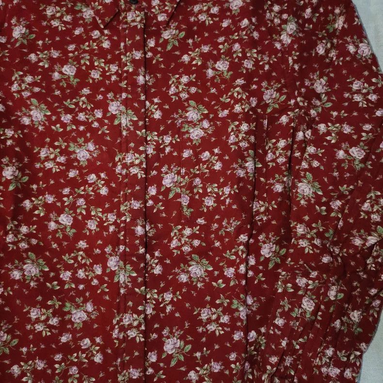 Comme des Garcons Comme des Garcons 98AW Flower Shirt - dmc Size US L / EU 52-54 / 3 - 2 Thumbnail