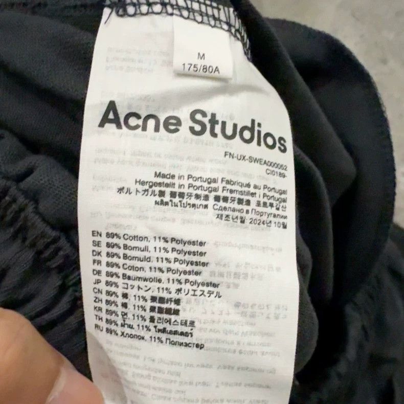 Acne Studios Acne Studios Washed Black Shorts - dmc Size US 29 - 4 Thumbnail