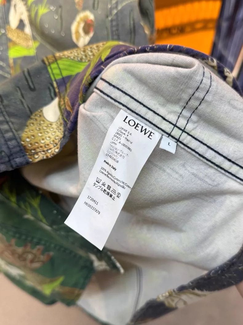 Loewe Loewe Mermaid Graffiti Denim Shirt Jacket - dmc Size US L / EU 52-54 / 3 - 6 Thumbnail