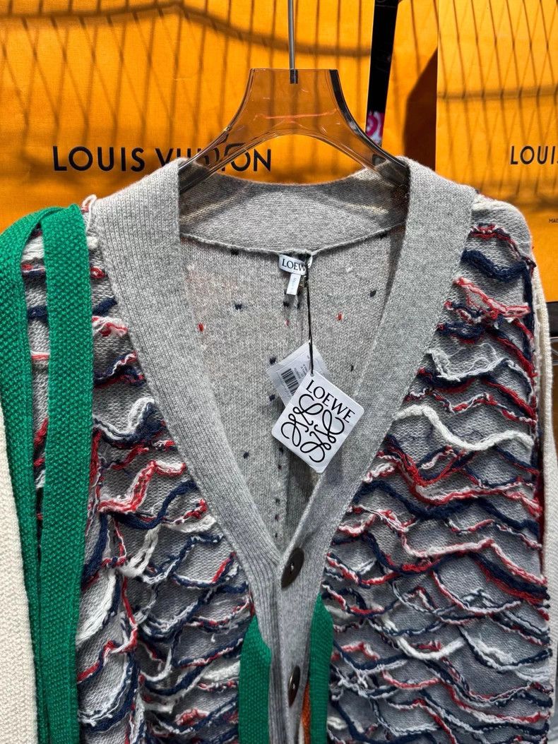 Loewe Loewe Heavy Wool Knit Colorful Cardigan - dmc Size US M / EU 48-50 / 2 - 3 Thumbnail