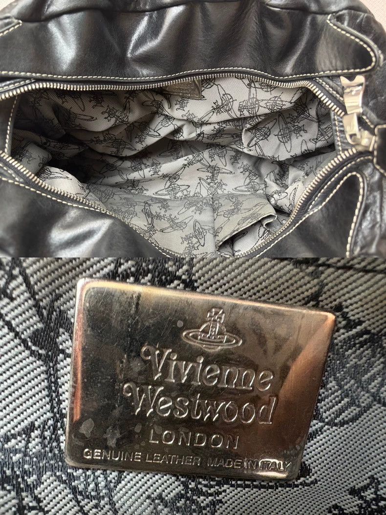 Vivienne Westwood Vivienne Westwood Black Leather Saturn Heart Bag - dmc Size ONE SIZE - 9 Thumbnail