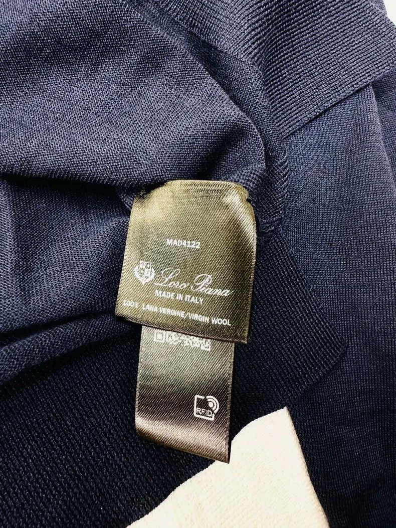 Loro Piana Loro Piana Women's Navy Wool Sweater - dmc Size US S / EU 44-46 / 1 - 4 Thumbnail