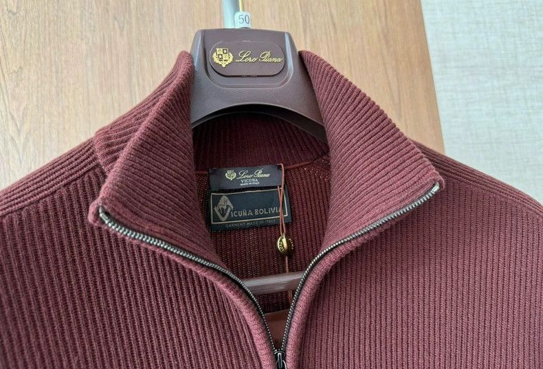 Loro Piana Loro Piana Vicuna Zip Knit Sweater - dmc Size US L / EU 52-54 / 3 - 3 Thumbnail