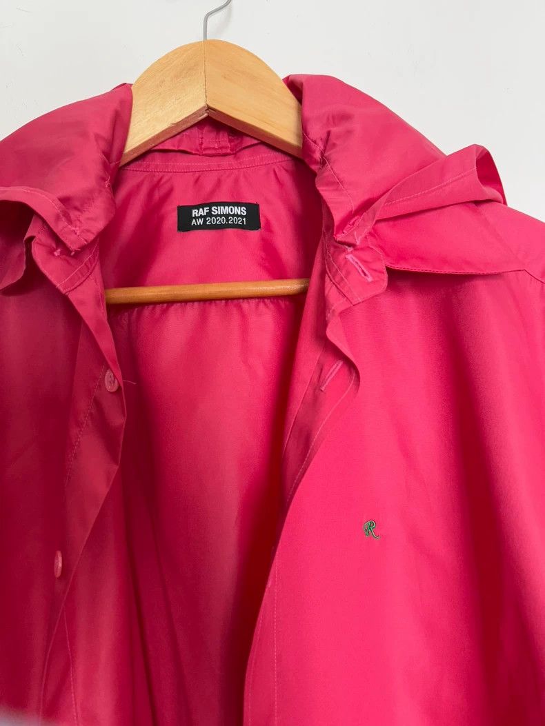Raf Simons Raf Simons Early Red Nylon Hooded Shirt - dmc Size US L / EU 52-54 / 3 - 2 Thumbnail