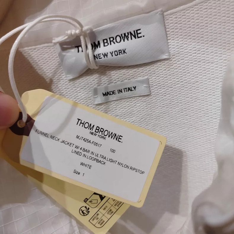 Thom Browne Thom Browne TB Nylon Stand Collar Jacket - dmc Size US S / EU 44-46 / 1 - 4 Thumbnail