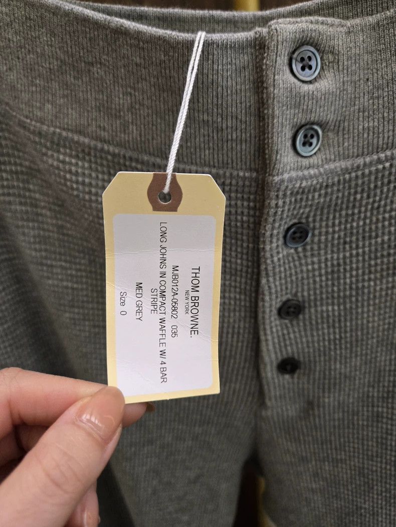 Thom Browne THOM BROWNE 4-Stripe Knit Joggers - dmc Size US 28 / EU 44 - 3 Thumbnail