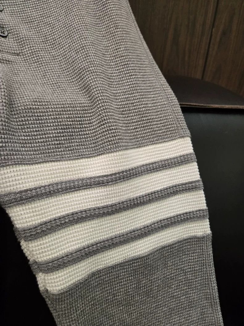 Thom Browne THOM BROWNE 4-Stripe Knit Joggers - dmc Size US 28 / EU 44 - 4 Thumbnail