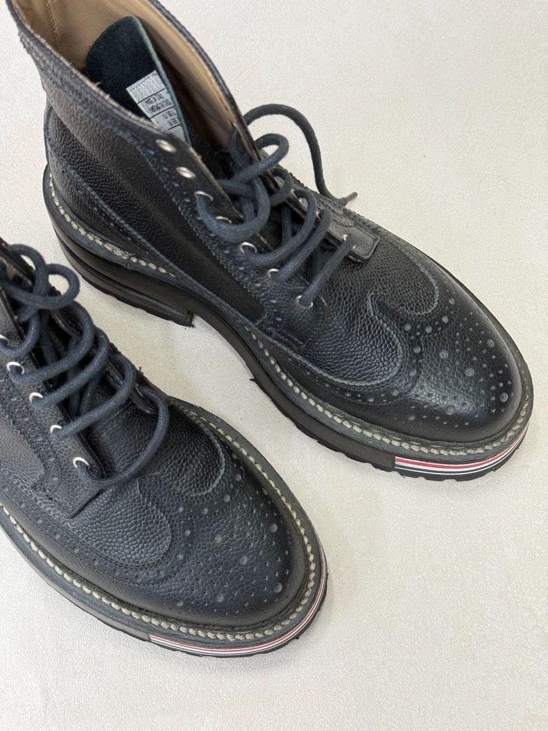 Thom Browne Thom Browne Brogue Leather Boots - dmc Size US 5 / EU 37 - 3 Thumbnail