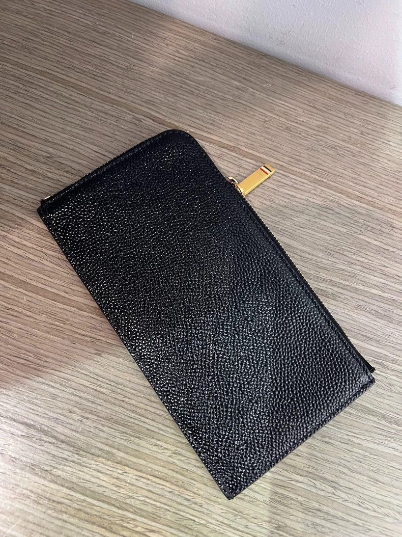Thom Browne Thom Browne Black Card Holder - dmc Size ONE SIZE - 5 Thumbnail